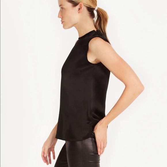 LUXURIOUS ASYMMETRIC TIE SHOULDER TOP - Picture 3 of 6